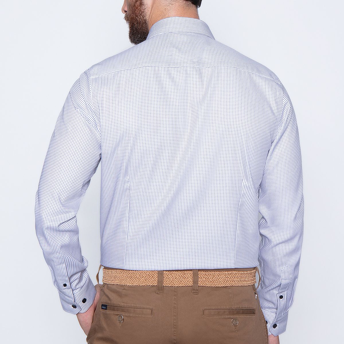 FEROUCH - Camisa Smart Casual Bristol Gris Ferouch