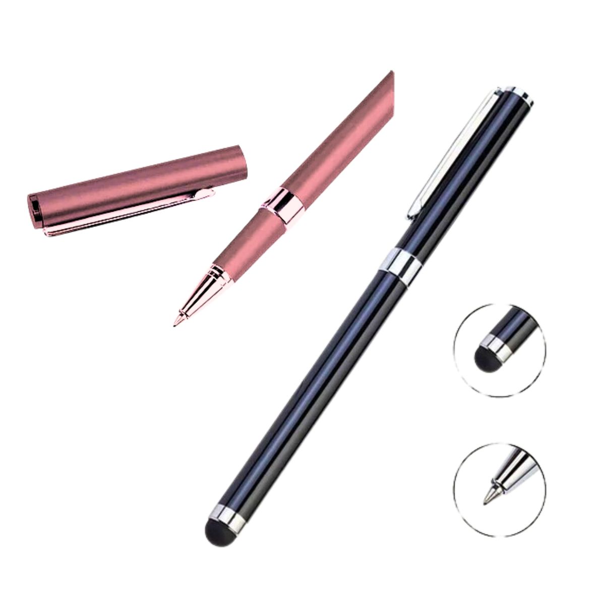 GENERICO - Pack X2 Lápiz Táctil 2 En 1 Pantalla Táctil Touch Y Escribir