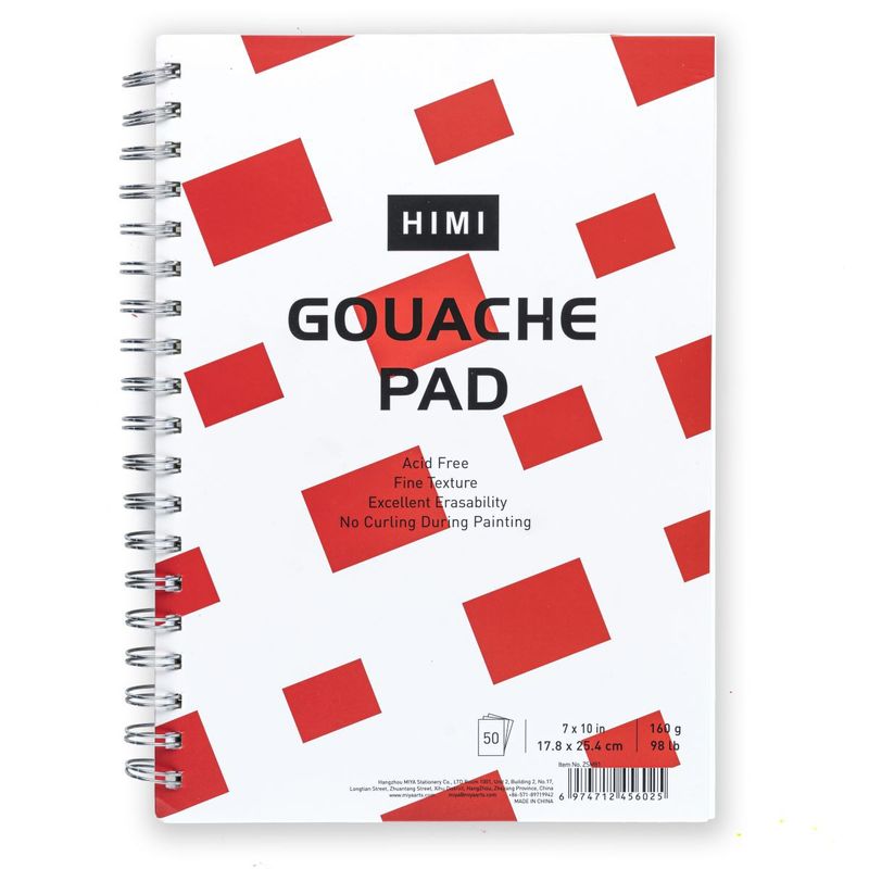 HIMI - Block Himi - Miya  Gouachede 50 Páginas, 160 Grs.