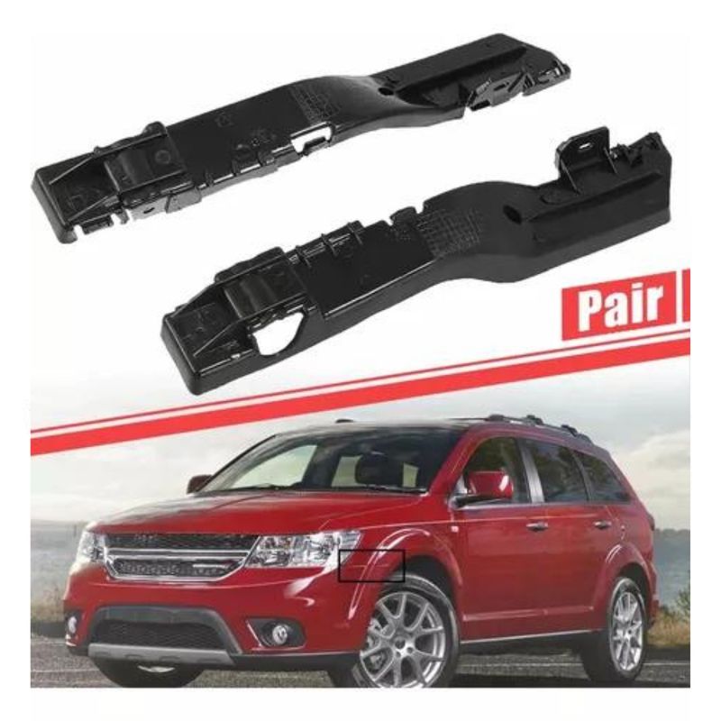 GENERICO - Par Ménsulas soporte Delantero Dodge Journey 2009-2020