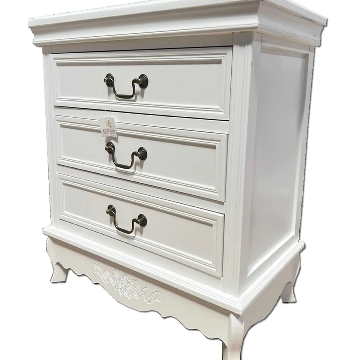 ECOMUSO - VELADOR 3C ROCOCO BLANCO SUAVE ECOMUSO EF19969