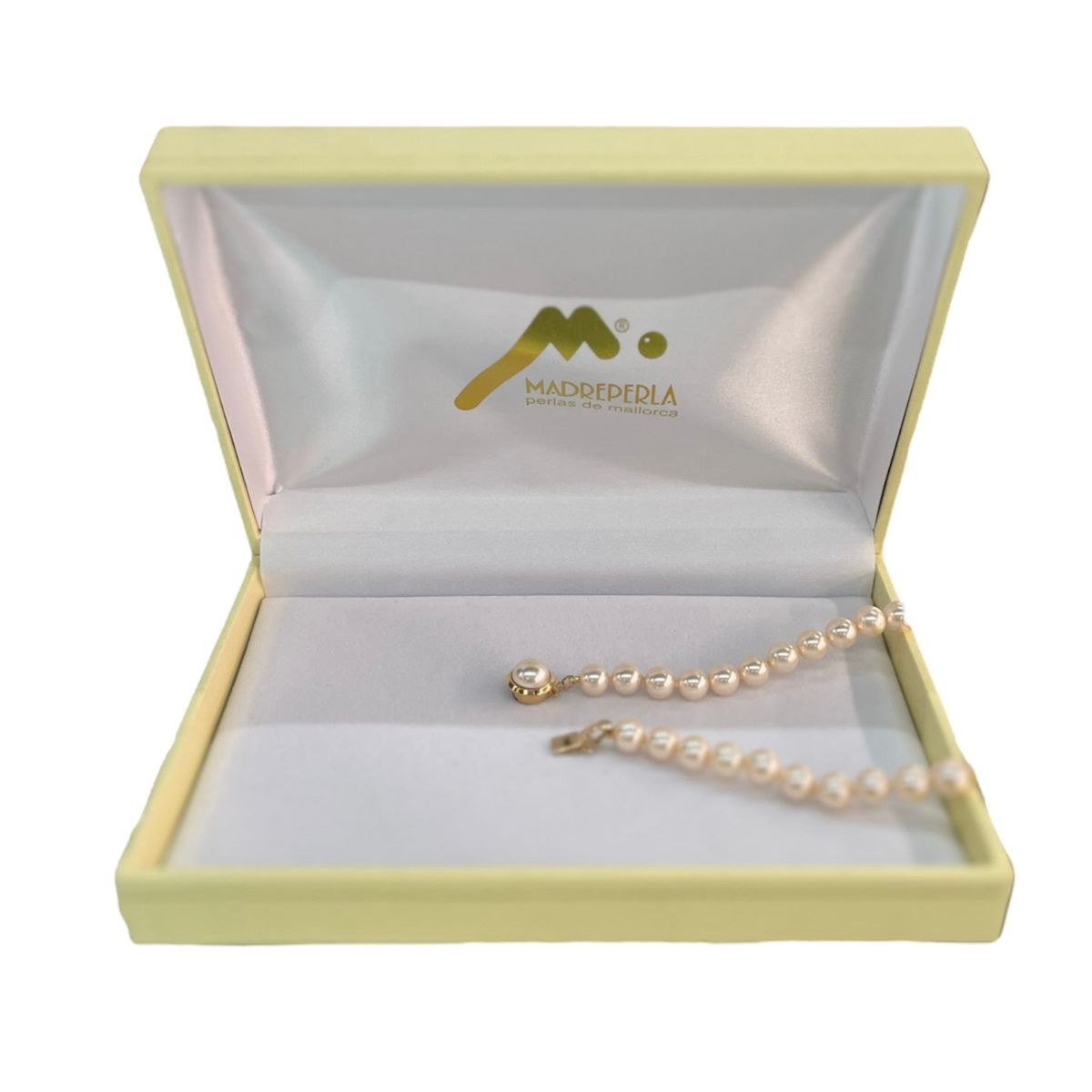 MALLORCA - Collar de Perlas (6mm) de Mallorca Enchapado en Oro 60 cm