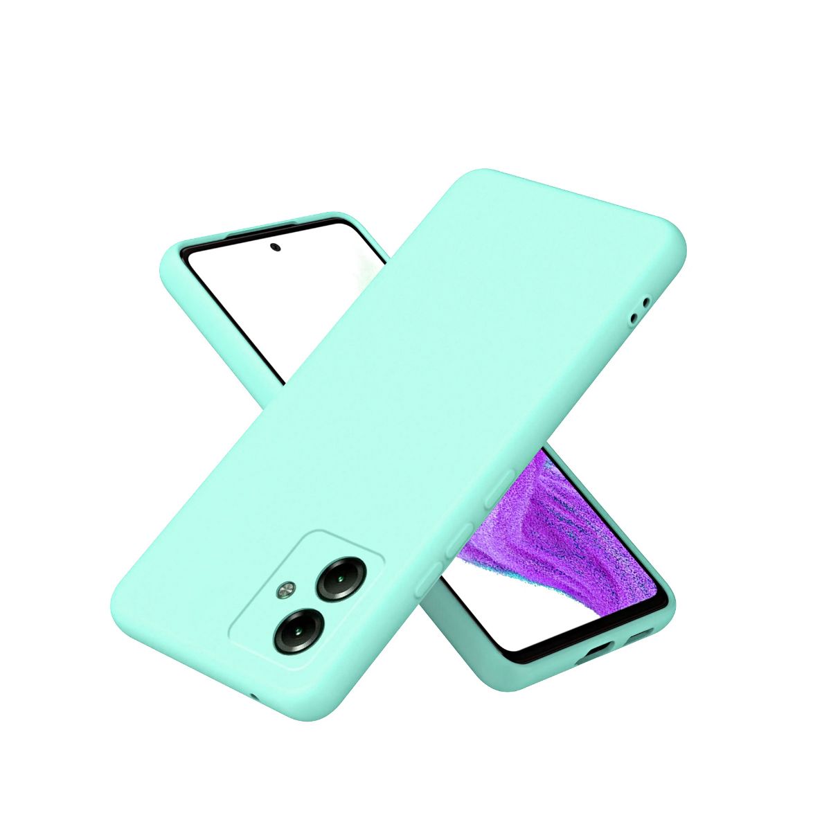 JOIGO - Carcasa Funda  Para Xioami Redmi 12 5G Goma Turquesa