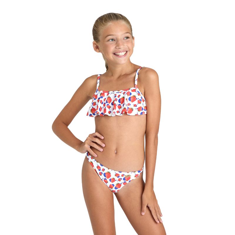 ARENA - Bikini Niña Vintage Bralette Blanco Arena
