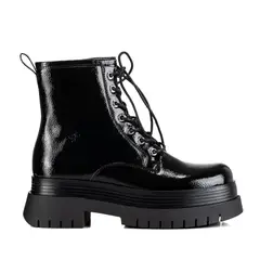 WEIDE - Botin Negro Casual Mujer RT01