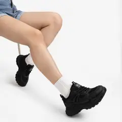 WEIDE - Zapatillas Negro Casual Mujer SL03