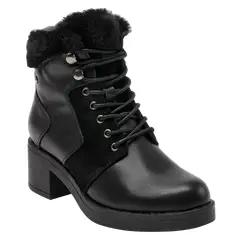 POLLINI - Botín Casual Femenino Negro