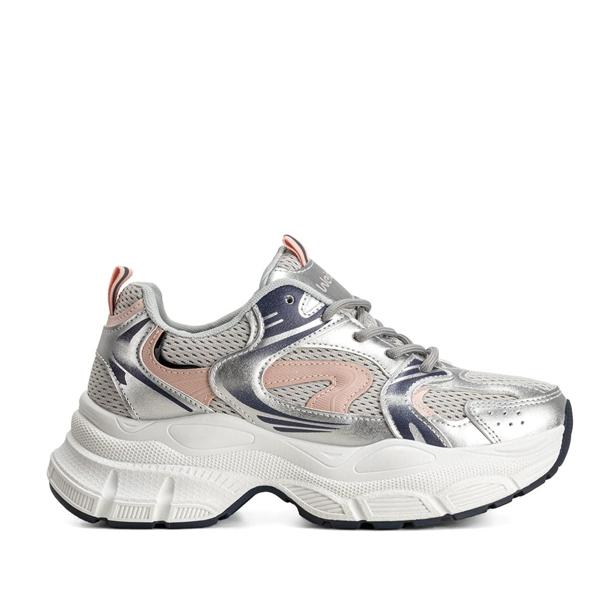 WEIDE - Zapatillas Plateado Casual Mujer Weide SL01