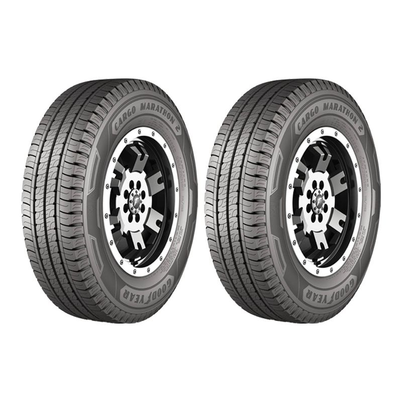 GOODYEAR - SET2 NEUMATICOS GOODYEAR 205/75 R16C 113/111Q CARGO MARATH 2
