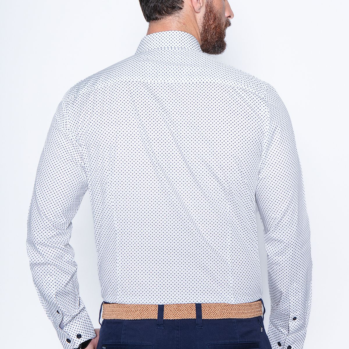 FEROUCH - Camisa Estampada San Diego Sm Azul Ferouch