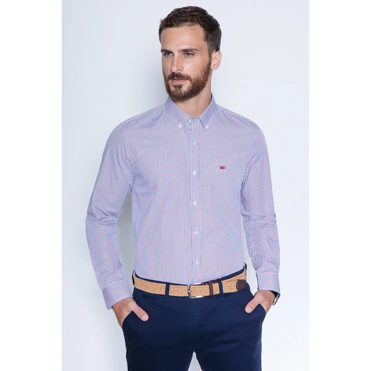 FEROUCH - Camisa Cuadro Dakota Sm Rojo Ferouch