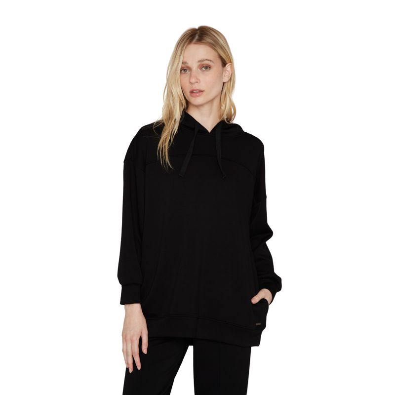 JACINTA TIENDA - Hoodie Summer negro Jacinta Tienda