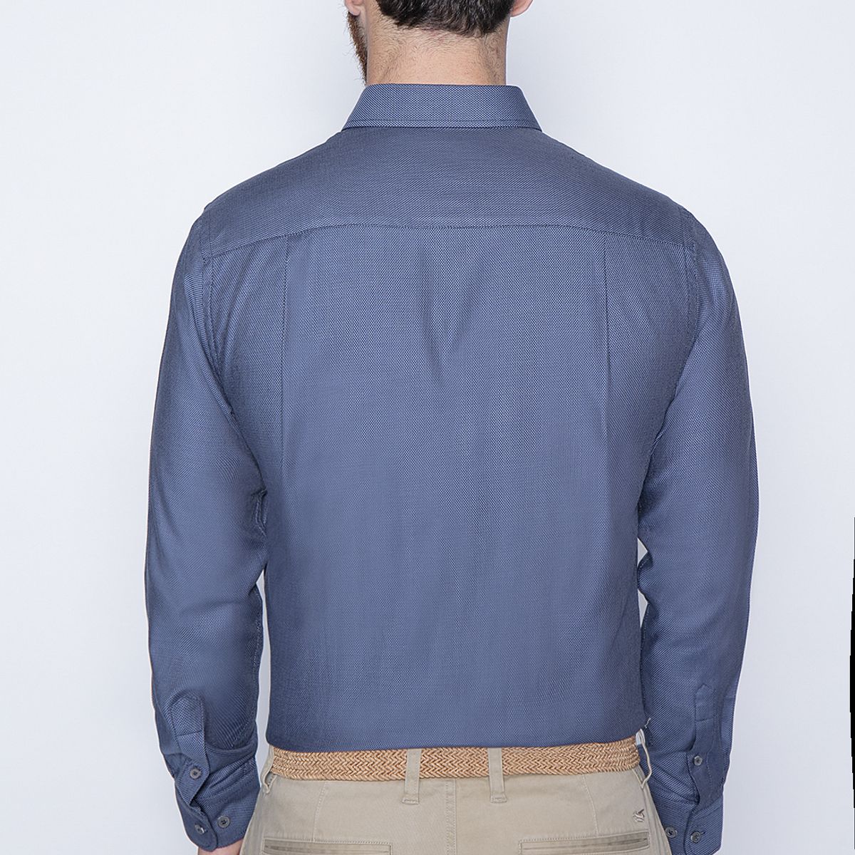 FEROUCH - Camisa Smart Casual Fontana Azul Ferouch