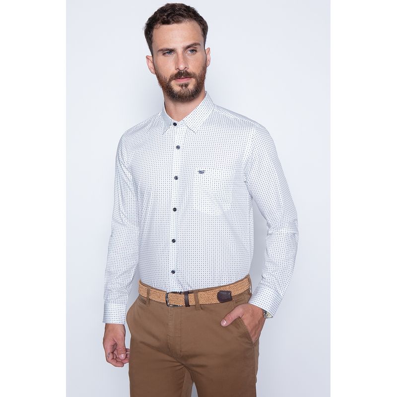 FEROUCH - Camisa Estampada Parma Sm Azul Ferouch