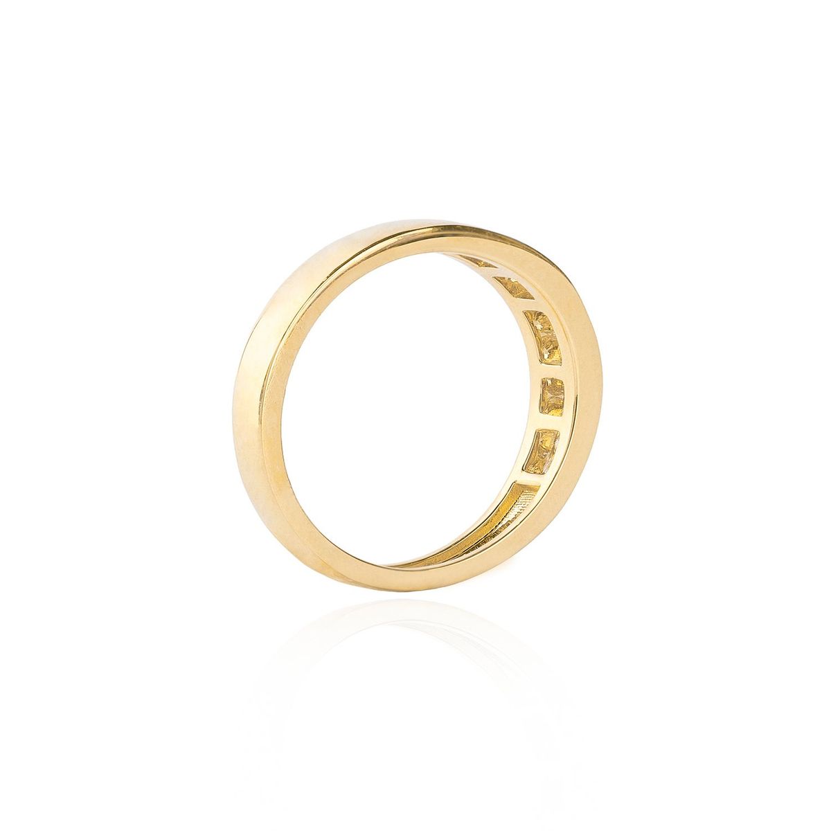 JB JOYAS BARON - Anillo Oro Amarillo 18kt Diamantes de 26 Pts