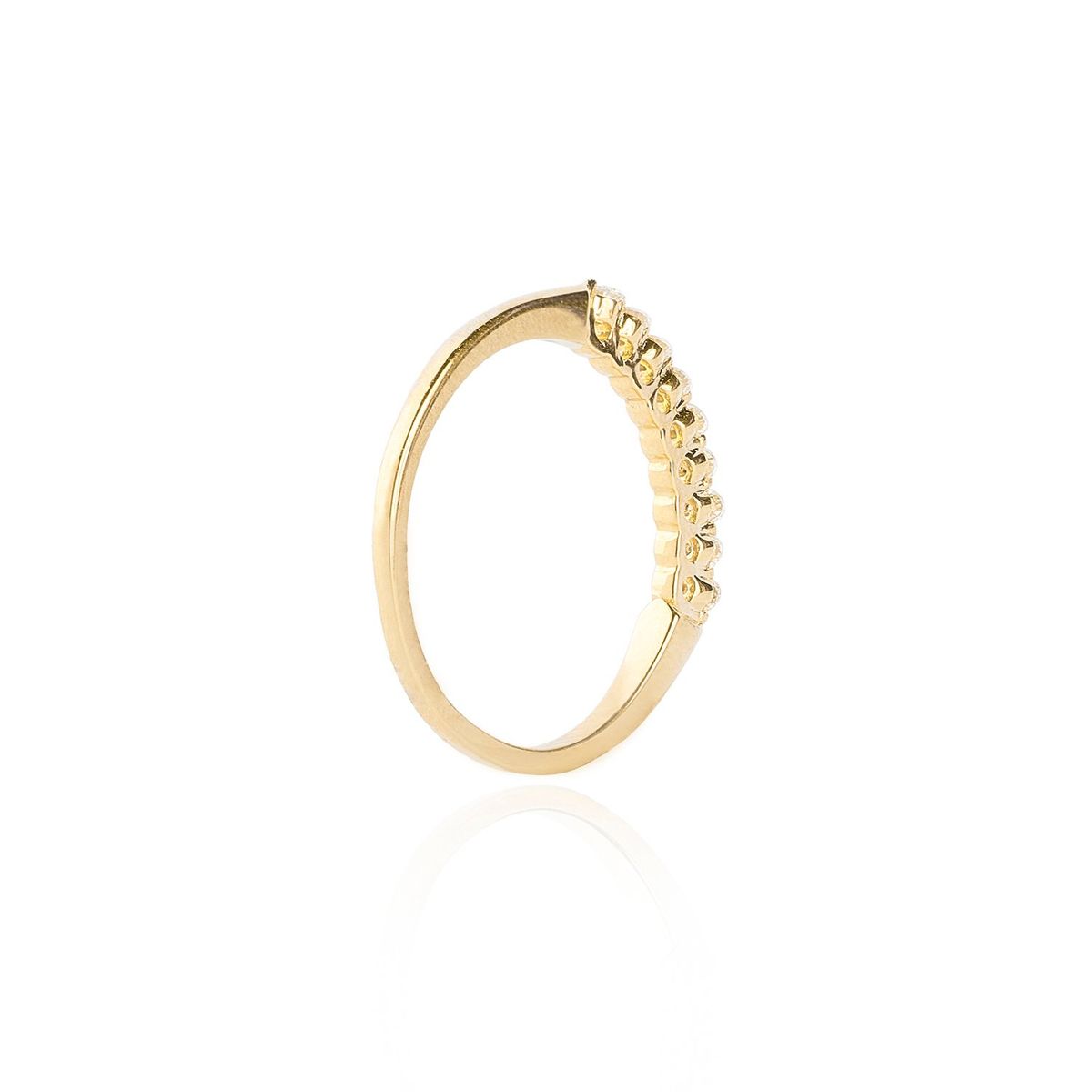 JB JOYAS BARON - Anillo Oro Amarillo 18kt Diamantes 15 Pts