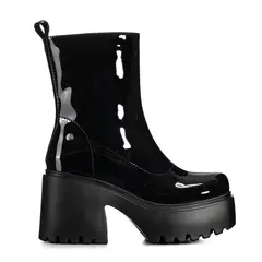 WEIDE - Botin Negro Casual Mujer CZY589