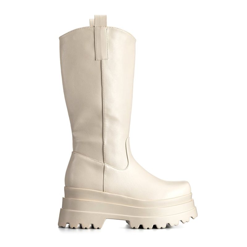 WEIDE - Bota Beige Casual Mujer Weide CZY580