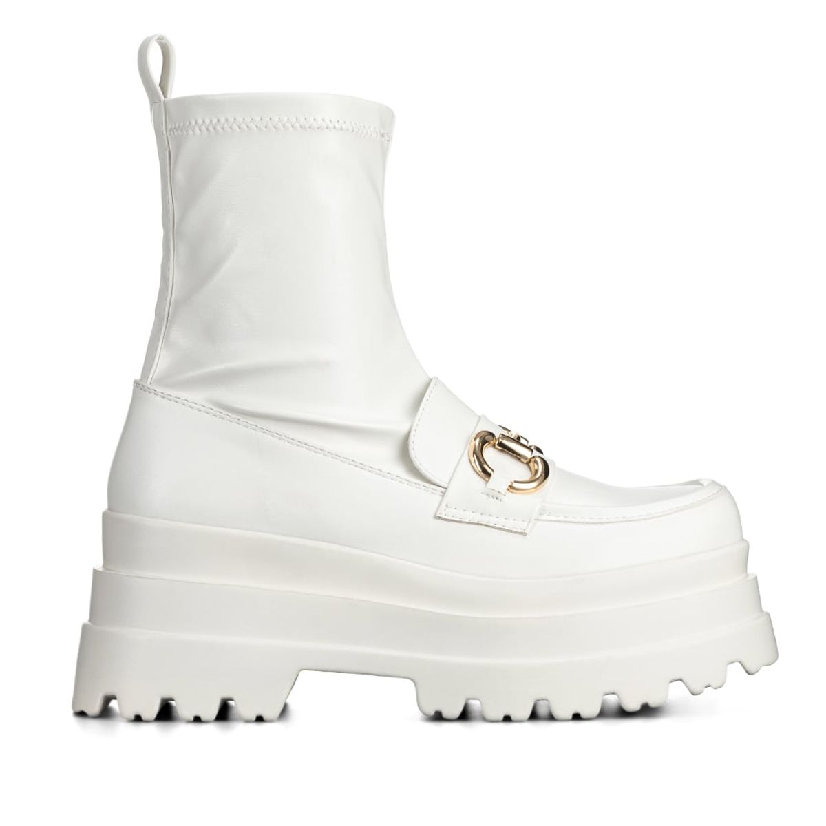 WEIDE - Botin Blanco Casual Mujer Weide CZY578