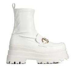 WEIDE - Botin Blanco Casual Mujer CZY578