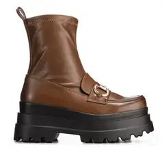WEIDE - Botin Camel Casual Mujer CZY578