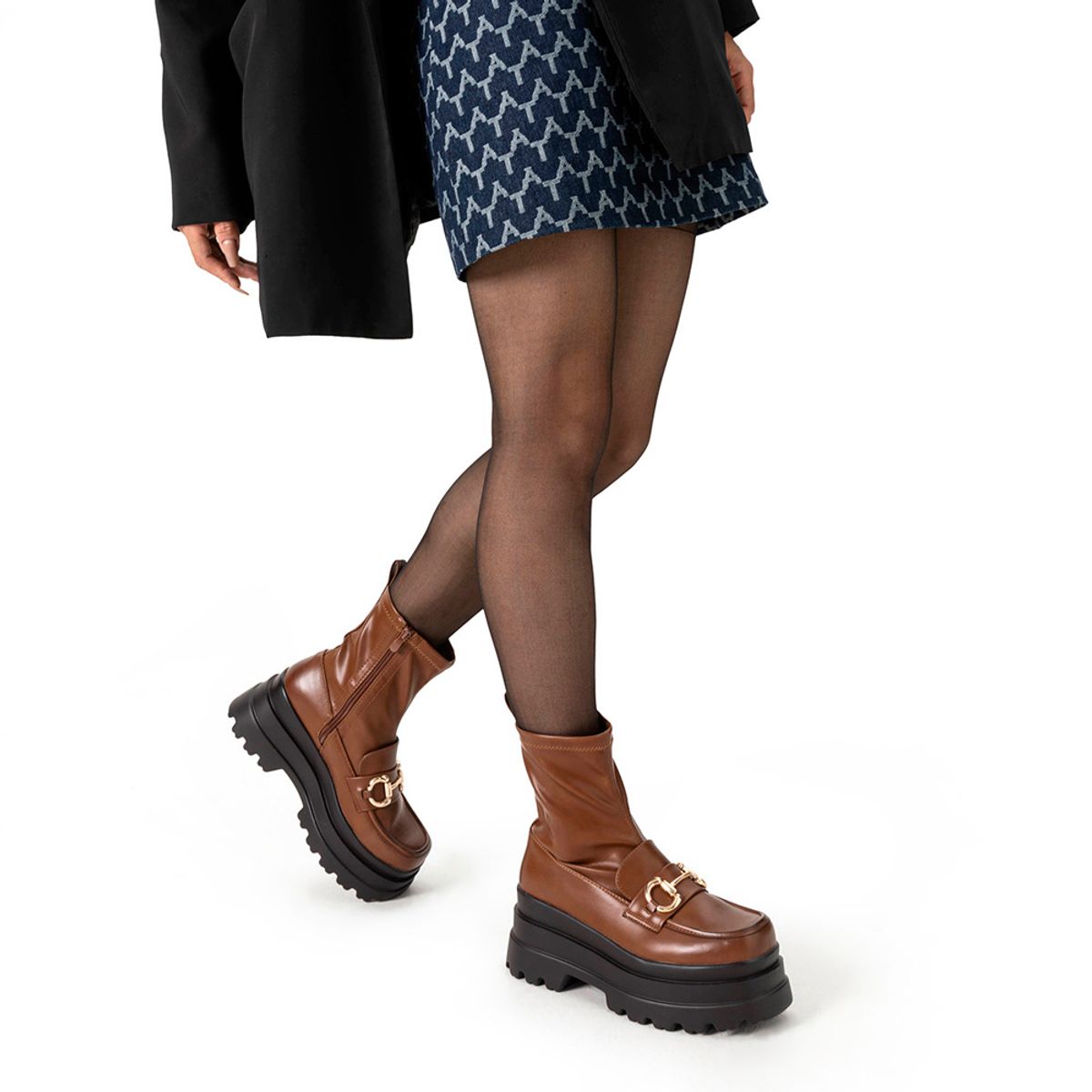 WEIDE - Botin Camel Casual Mujer Weide CZY578