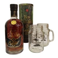 Ron 15 Años + 2 Vasos Mojito