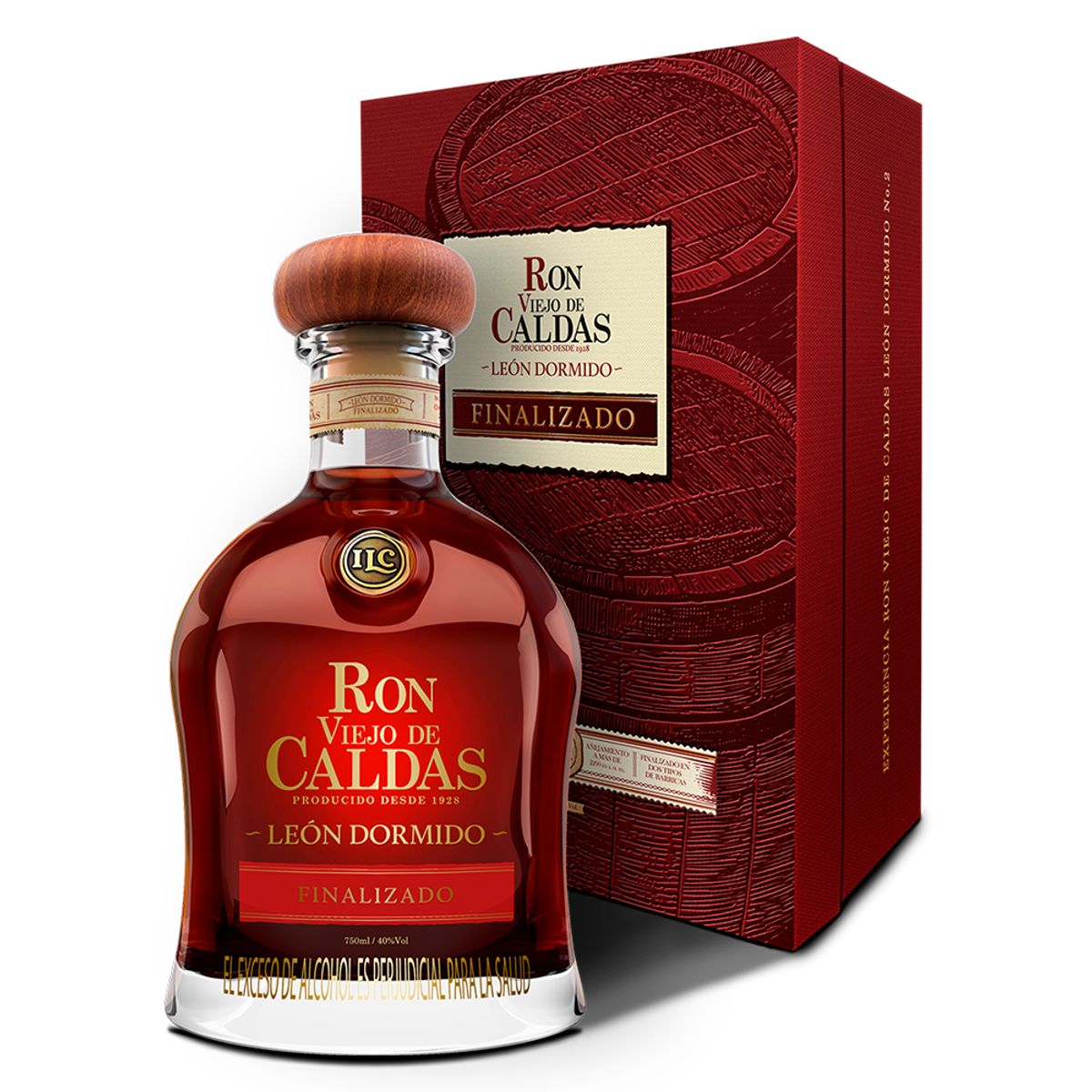 VIEJO DE CALDAS - Ron Viejo de Caldas León Dormido 40° 750cc