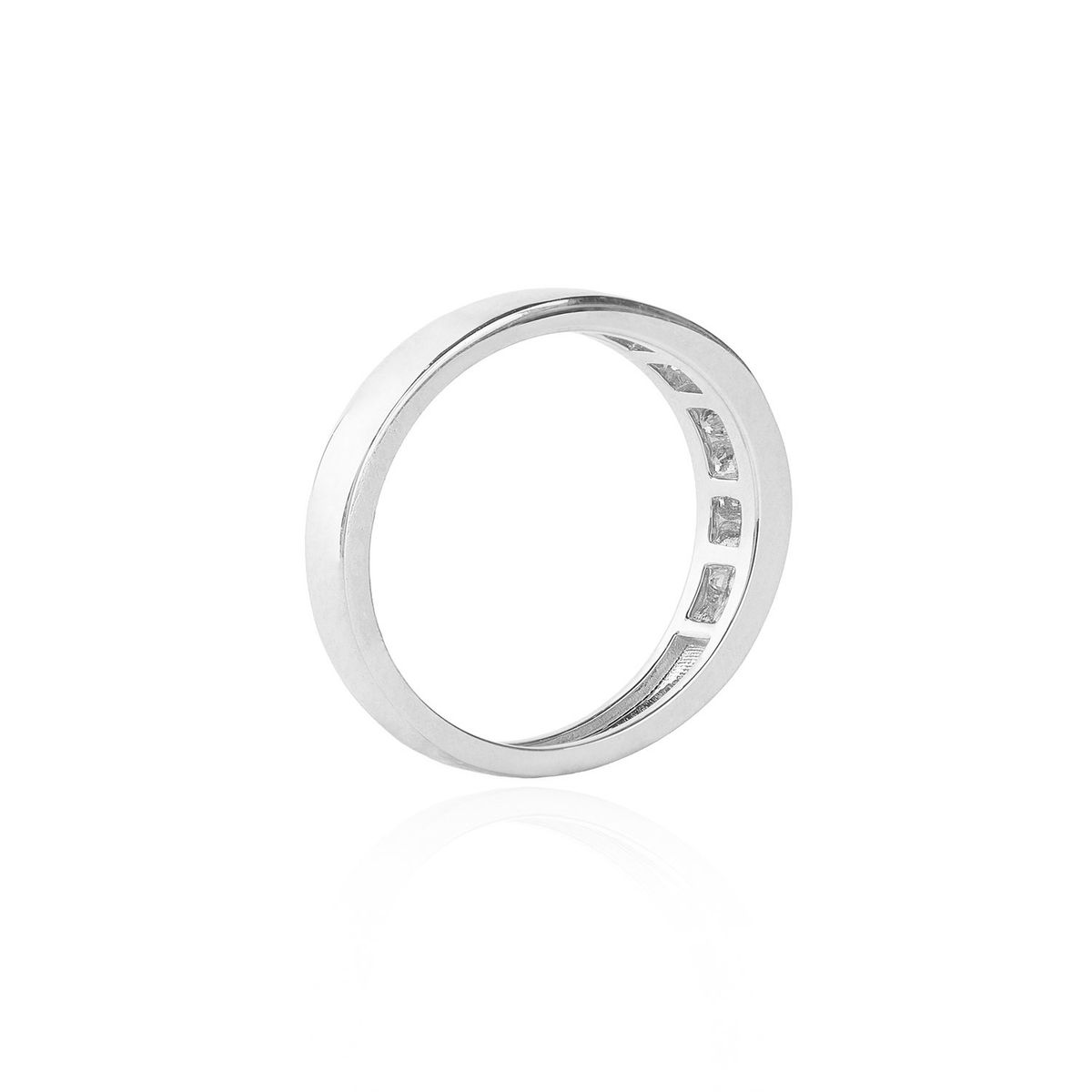 JB JOYAS BARON - Anillo Oro Blanco 18kt Diamantes 26 Pts