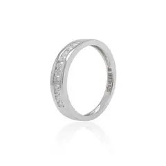 JB JOYAS BARON - Anillo Oro Blanco 18kt Diamantes 22Pts