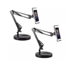 GENERICO - Pack X2 Porta Celular Escritorio Pedestal Soporte De Celular