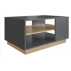 BE DESIGN - MESA DE CENTRO GRAFITO MIEL LIVORNO