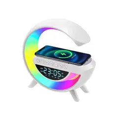 GENERICO - Lámpara Cargador Inalámbrico Parlante Bluetooth Forma G Led