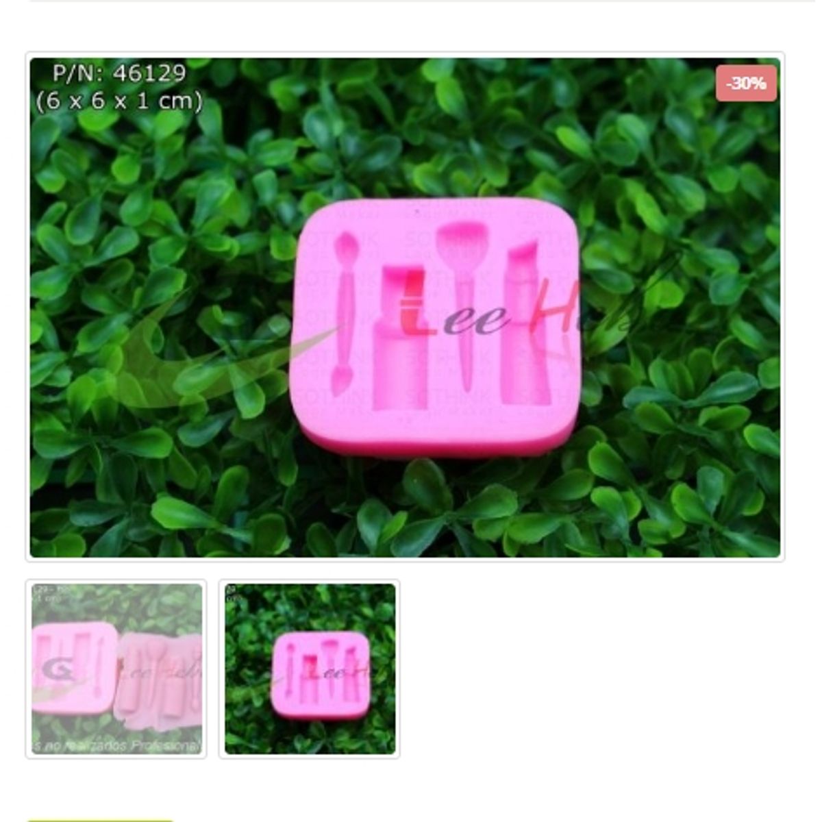 GENERICO - Molde Para Fondant Silicona Forma Figuras De Maquillajes