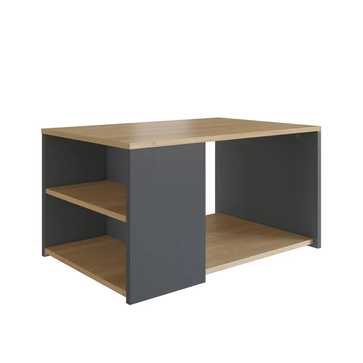 BE DESIGN - Mesa De Centro Foggia Grafito MIel