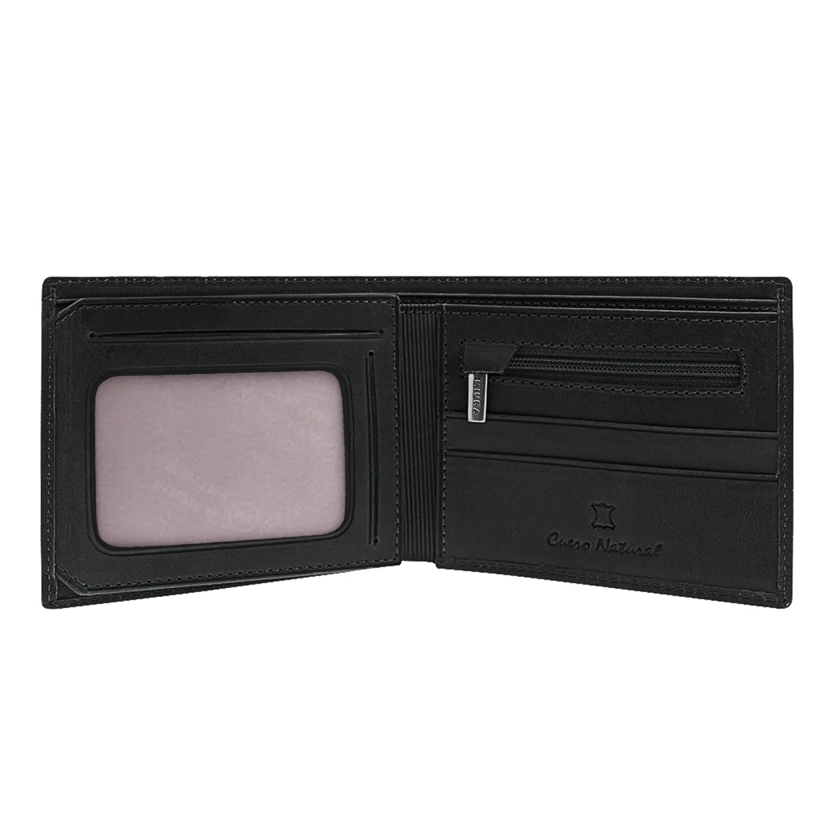 MIURA - Billetera Gerald Miura Cuero Natural Con Protección RFID