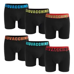 GIOVACCHINO - Pack de 6 Boxer Medio Algodón Hombre