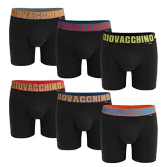 GIOVACCHINO - Pack de 6 Boxer Medio Algodón Hombre