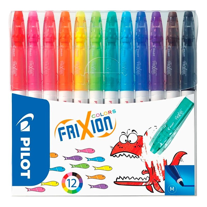 PILOT - Marcadores Frixion Colors 12 Unidades Pilot