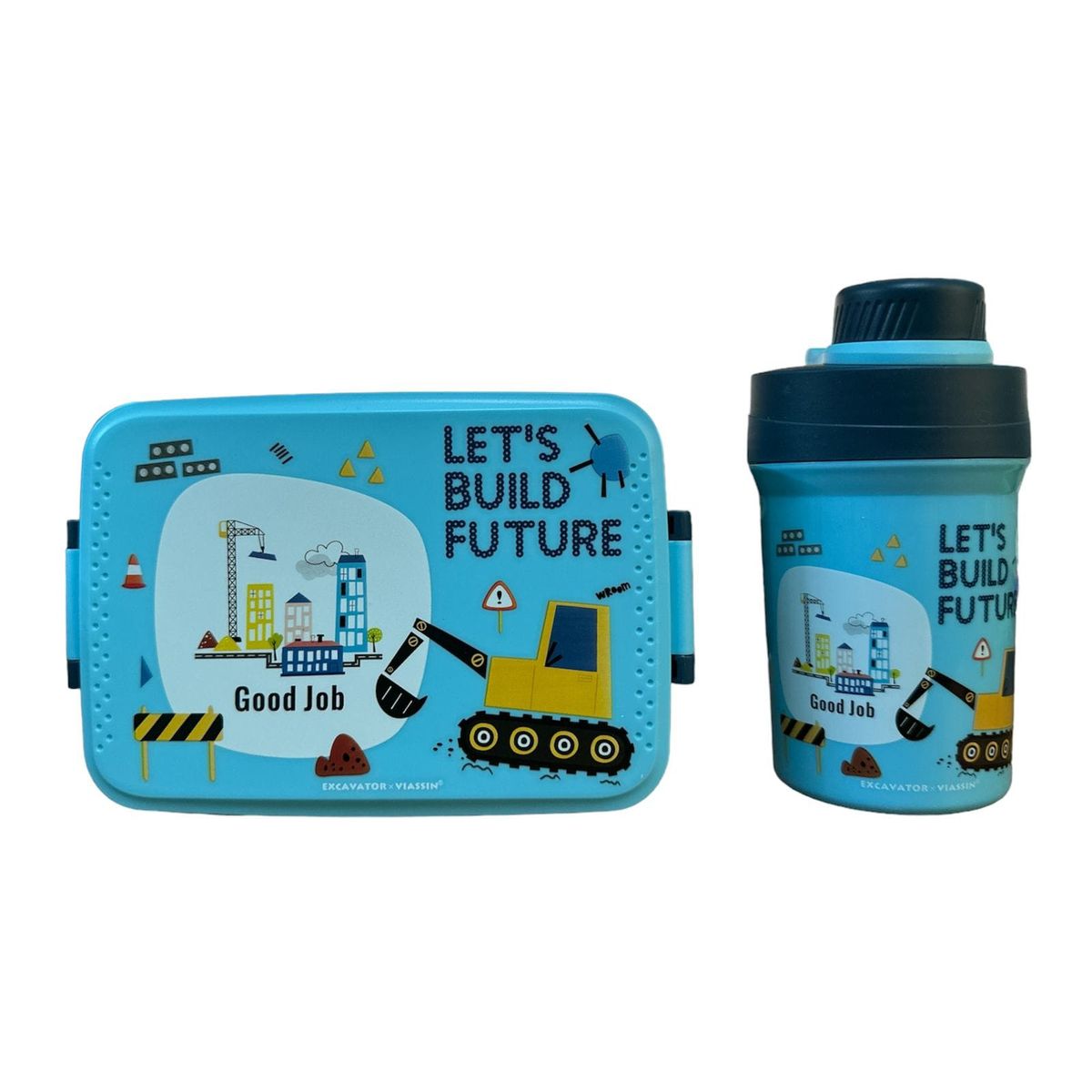 GENERICO - Tapper Fiambrera Hermetico Colacion Lonch Niños Niñas Termo Celeste