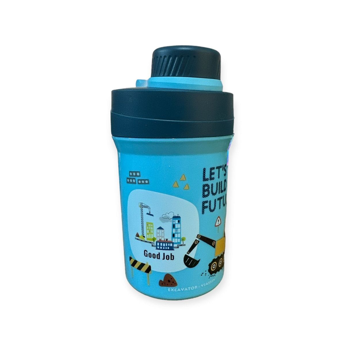 GENERICO - Tapper Fiambrera Hermetico Colacion Lonch Niños Niñas Termo Celeste