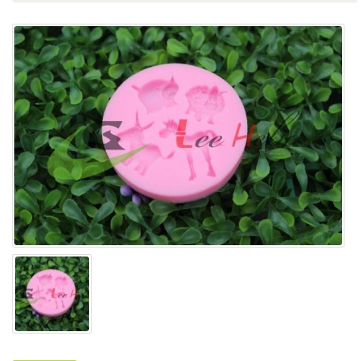 GENERICO - Molde Para Fondant Silicona Forma Caballo-Burro