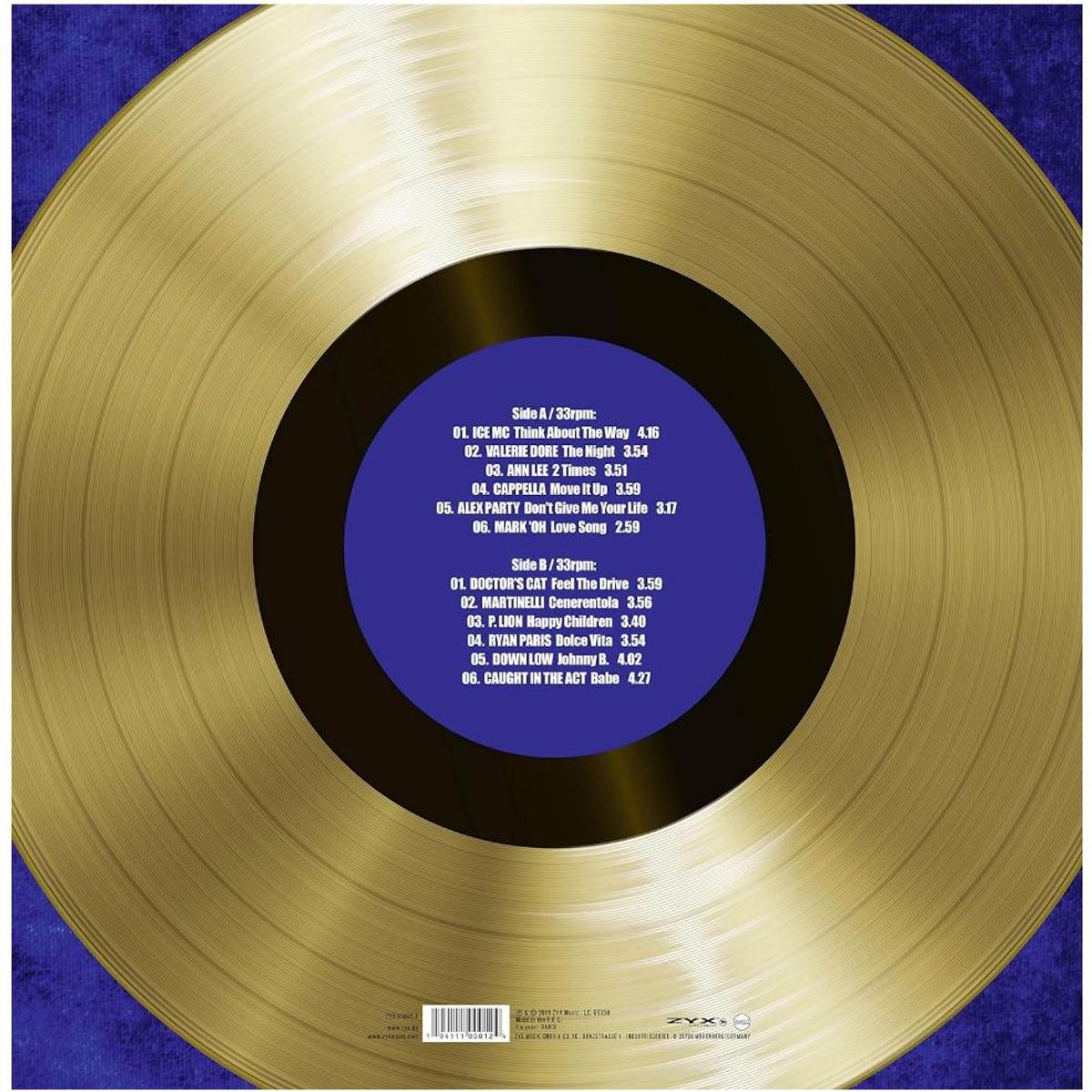 HITWAY MUSIC - GOLDEN CHART HITS OF THE 80S  90S - VOL2 - VINILO HITWAY