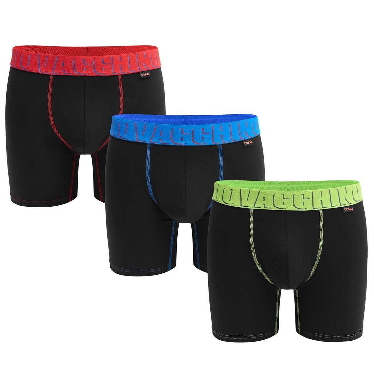 GIOVACCHINO - Pack de 3 Boxer Medio Algodón Hombre
