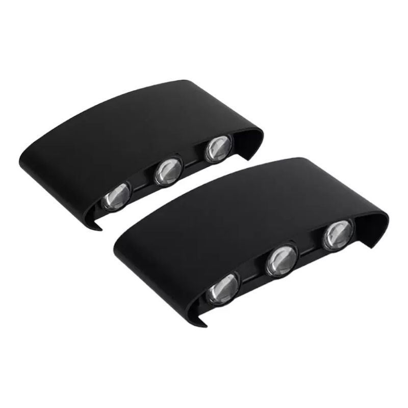 GENERICO - X2 Aplique Vintage Lamparas Apliques Moderno Foco Pared 6w
