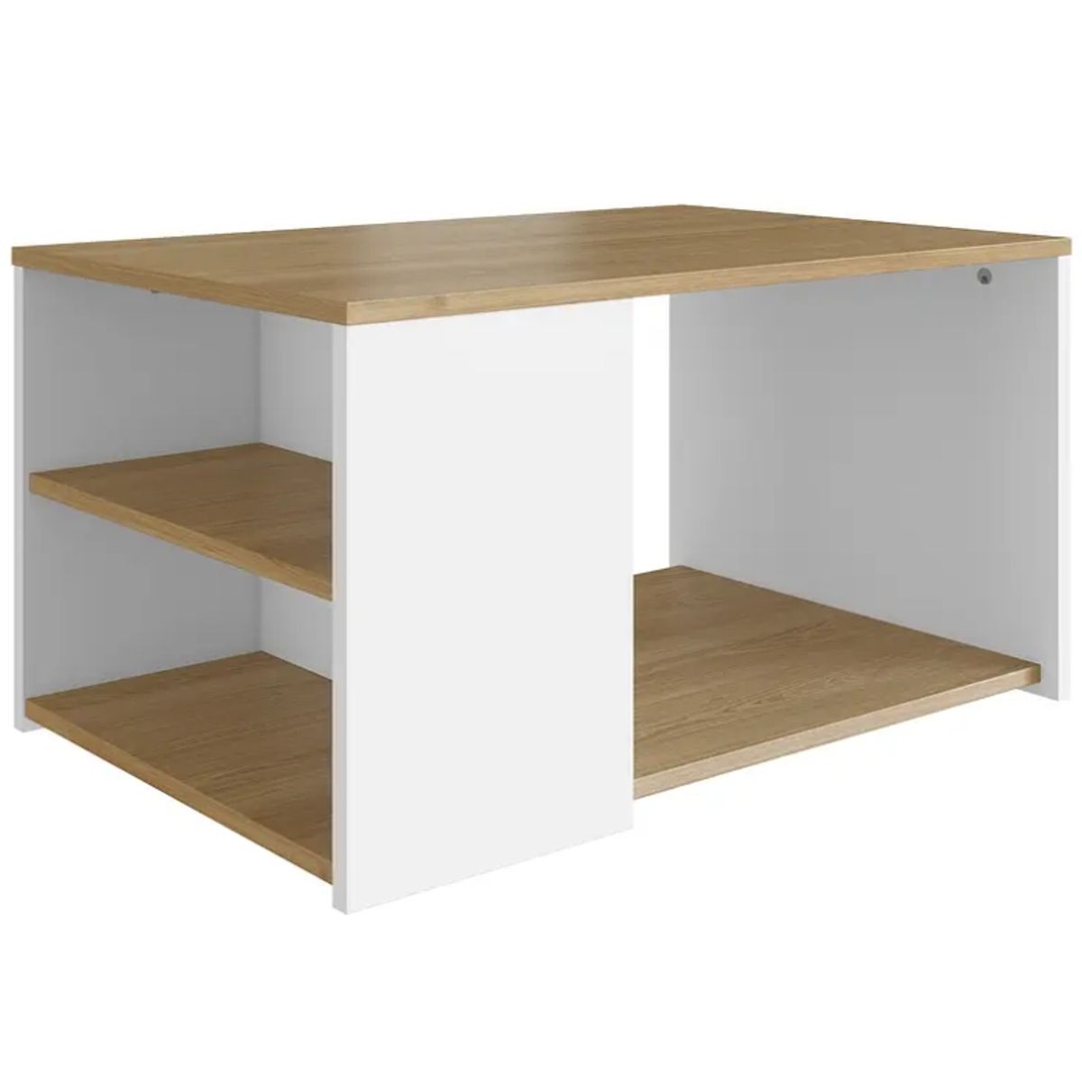 BE DESIGN - Mesa De Centro Foggia Blanco Miel
