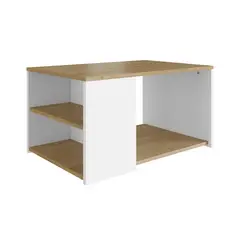 BE DESIGN - MESA DE CENTRO BLANCO MIEL FOGGIA