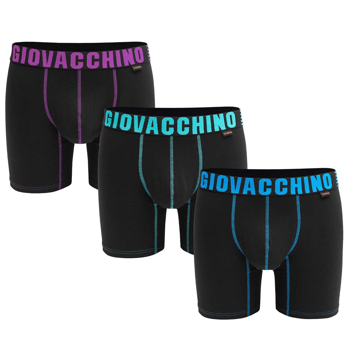 GIOVACCHINO - Pack de 3 Boxer Medio Algodón Hombre