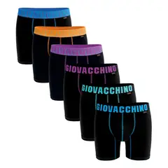 GIOVACCHINO - Pack de 6 Boxer Medio Algodón Hombre