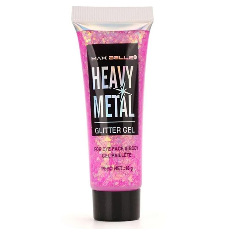 MAX BELLE - Heavy Metal Glitter en Gel Max Belle 18g T02.